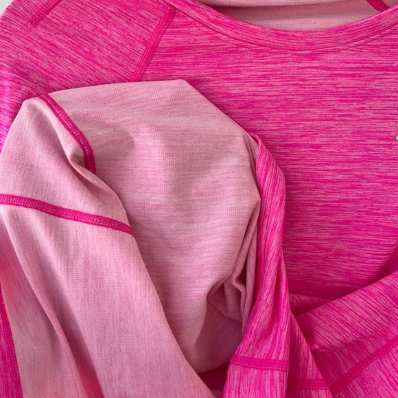 Like New Under Armour Cold Gear Long Sleeve Running Shirt - Pink XS - Picture 5 of 5